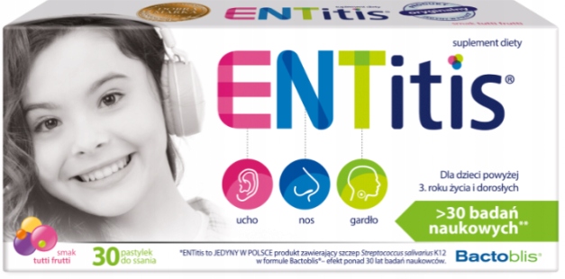 ENTitis Tutti Frutti IMMUNITY for children 30 lozenges