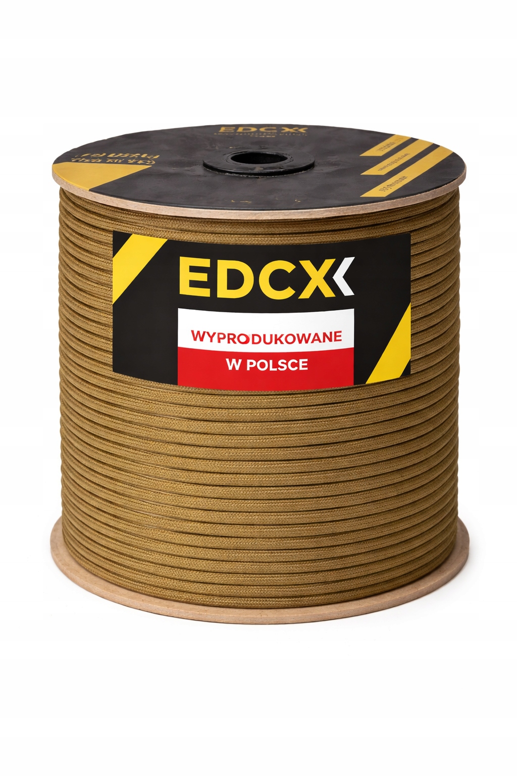Linka Edcx 4 mm Paracord 550 (Coyote Brown, 100 m) Vyrobeno v Polsku