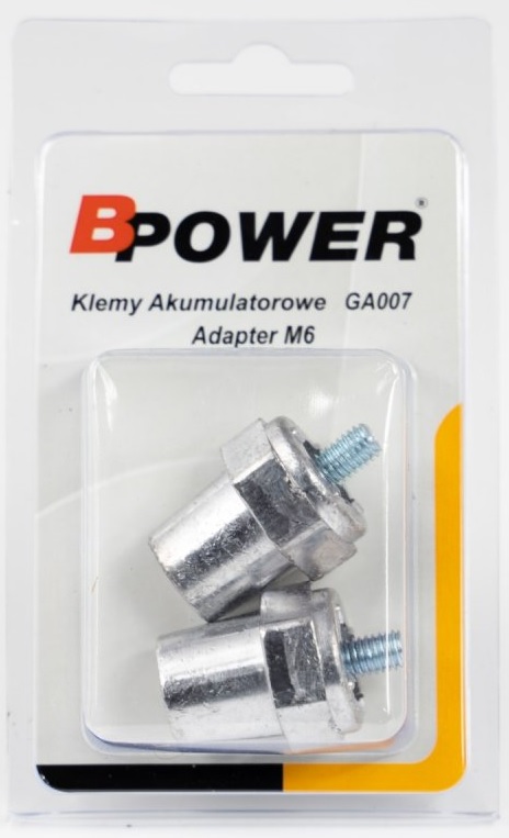 

Sworznie akumulatora bolce wkręcane M6 na klemy