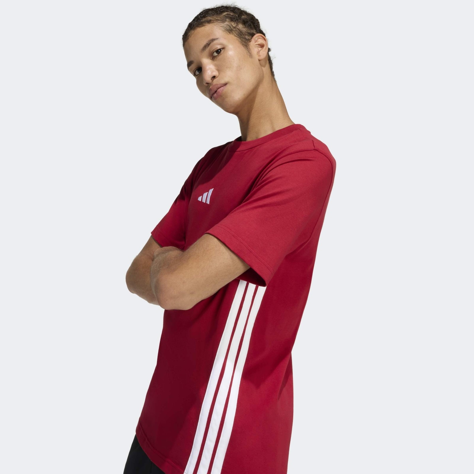 Pánské triko adidas Essentials Three Stripes Single Jersey Tee