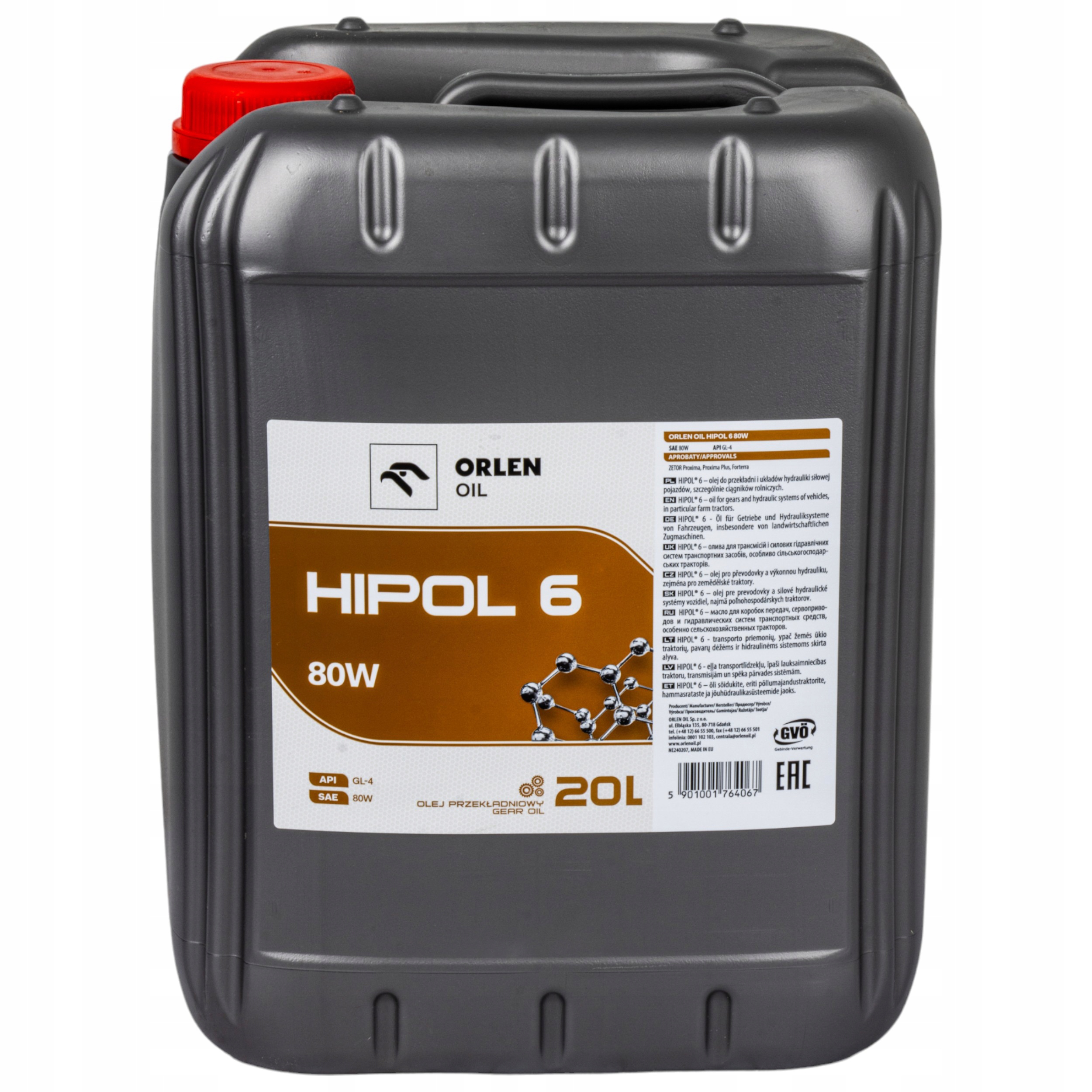 OLEJ PRZEKŁADNIOWY ORLEN HIPOL 20L