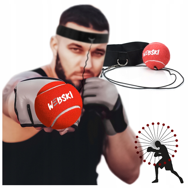

Piłka Refleksowa Reflex Ball Refleksówka Boxing