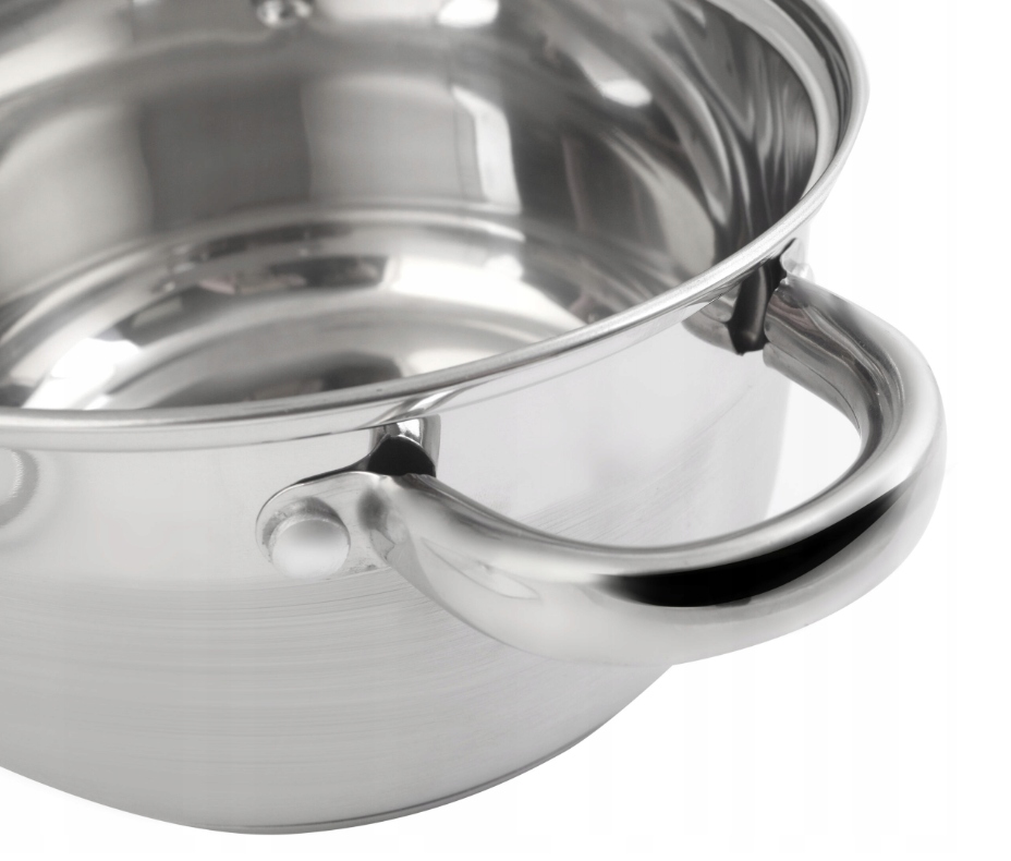 Zestaw komplet garnków garnek 8 el. INDUKCJA KOKO Kolor srebrny