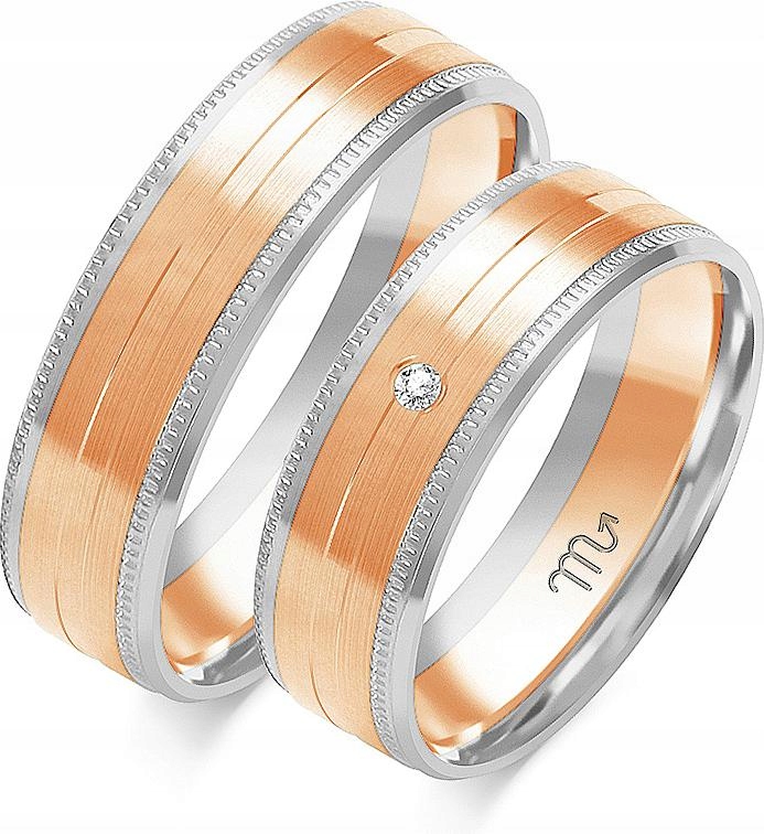 Zlatý snubní prsten gravírovaný 585, 8 9 10, módní svatební kolekce 14k