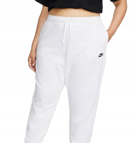 Dámské kalhoty Nike Club Fleece střední velikosti, velikost Plus DV5085-100 3X 58-60