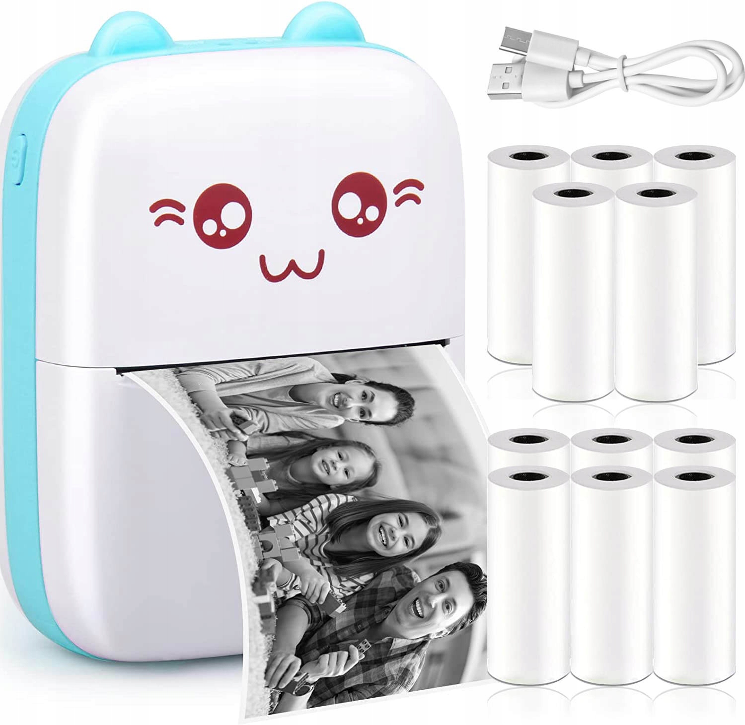 

Mini Drukarka Termiczna Kot Drukuś Wielofunkcyjna