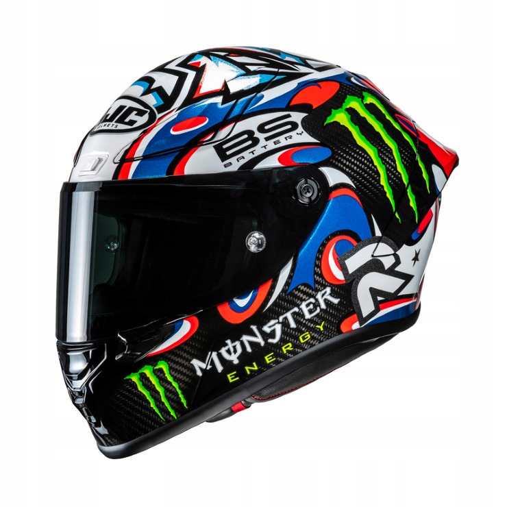 Hjc RPHA1 V2 Carbon Quartara Le Mans 3 Replika Čierna Modrá Integrálna Prilba S