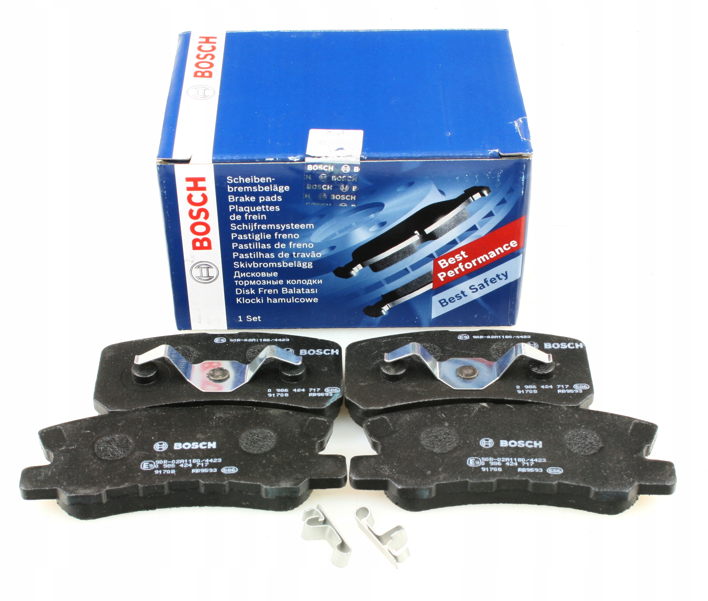 0 986 - BOSCH ТОРМОЗНЫЕ КОЛОДКИ ЗАДНИЕ MITSUBISHI PEUGEOT