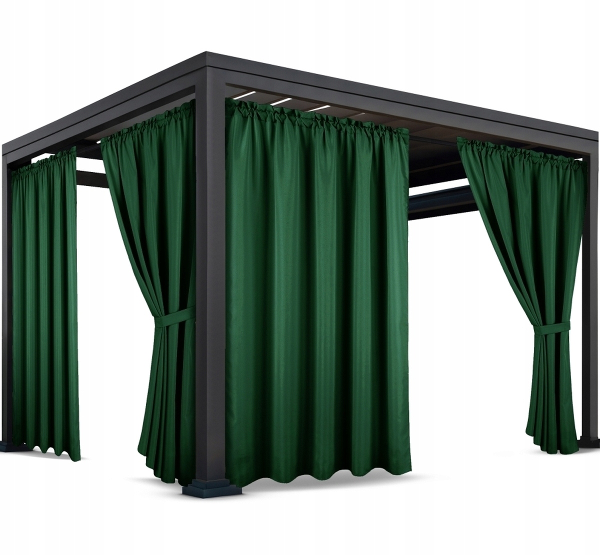 ZASŁONY NA TARAS 155x210 ZASŁONA OGRODOWA OGRODOWE Z TUNELEM WODOODPORNE