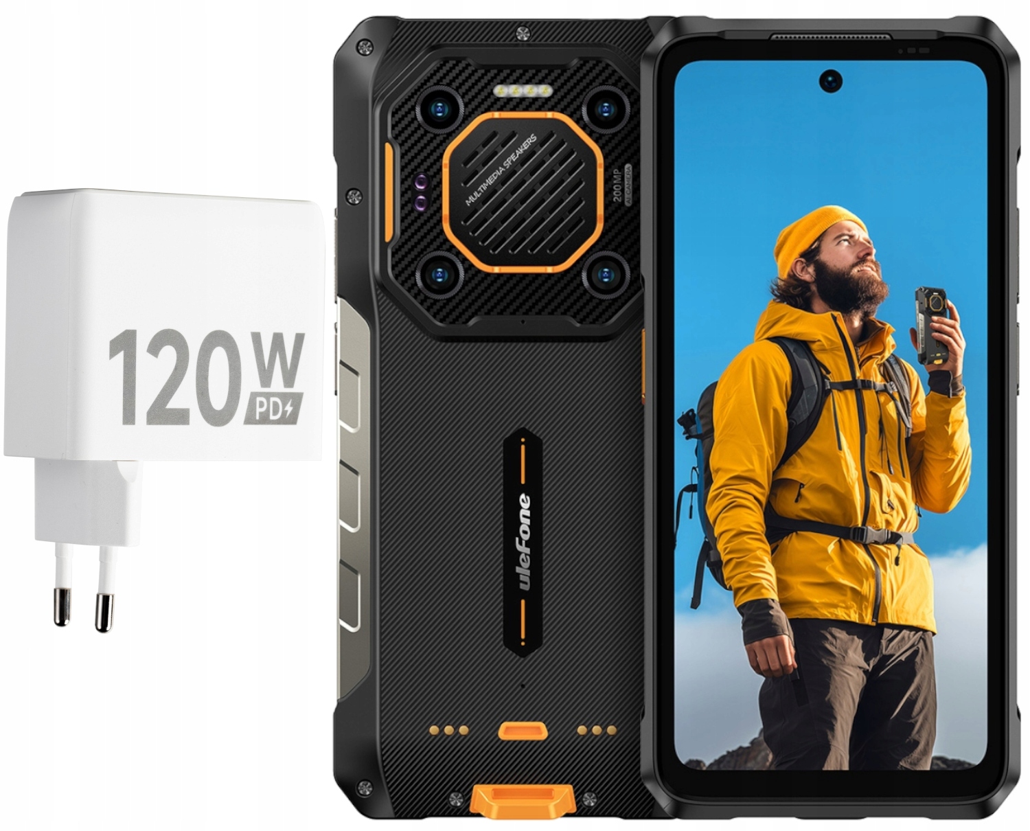 Pancerny Smartfon Ulefone Armor 26 Ultra 5G 12GB/512GB 200MP Ładowarka