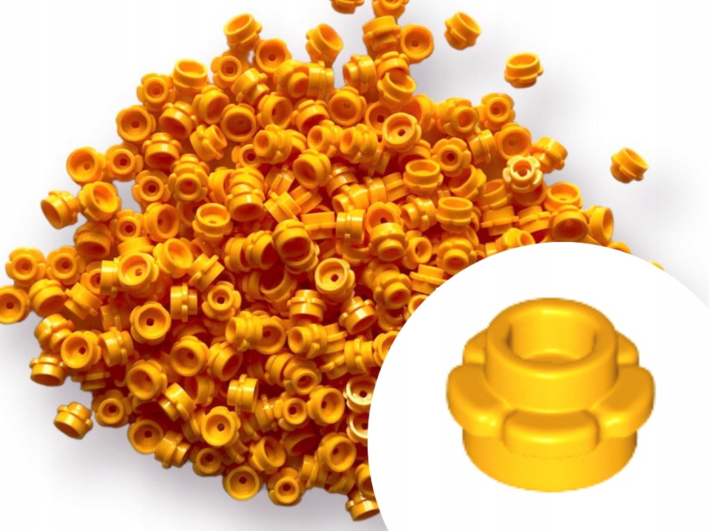 

Lego 24866 Roślina Kwiatek 1x1 Pomarańczowy 50 szt