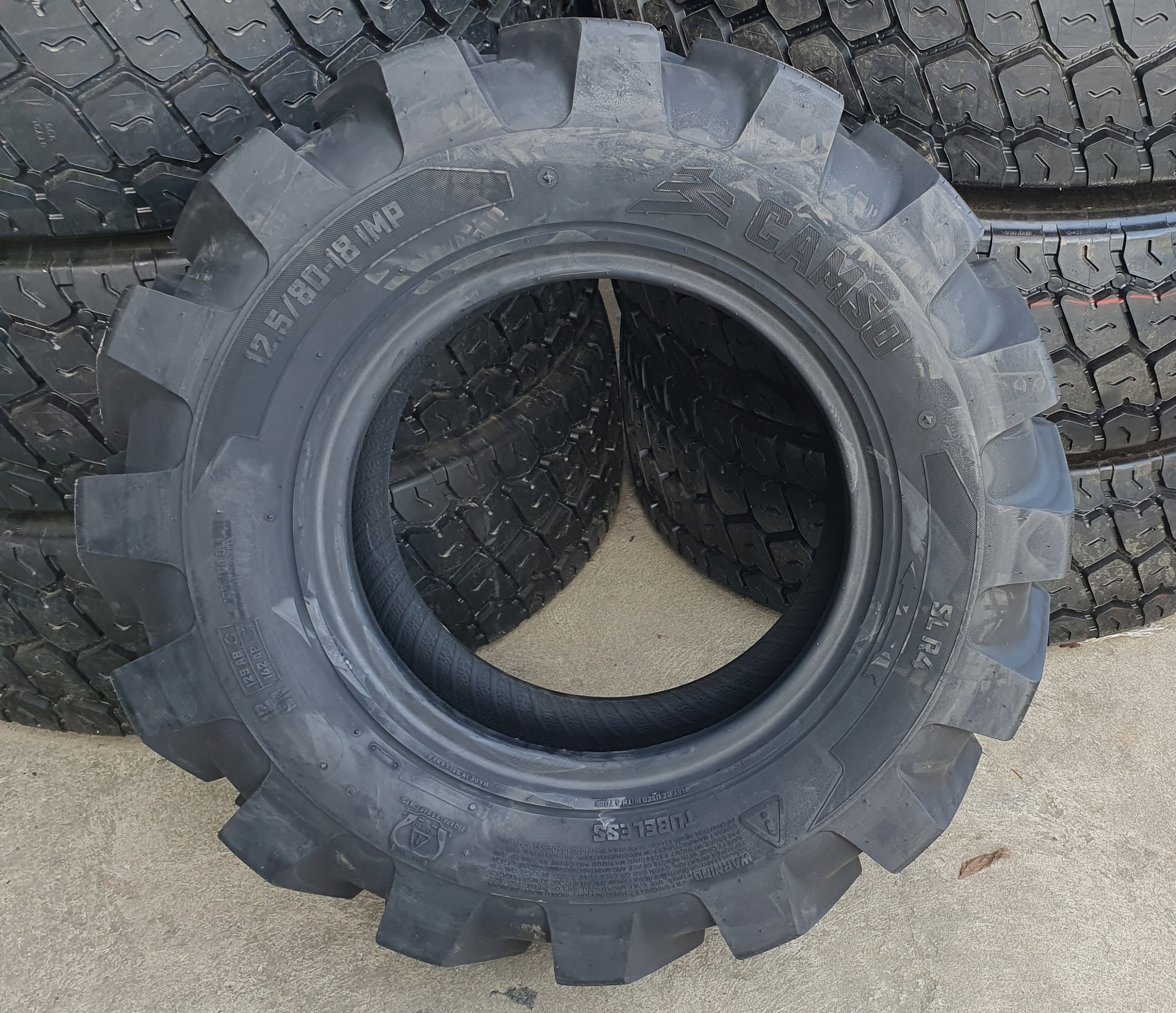 Opony 2 x 12 5 80 18 CAMSO SOLIDEAL SL R4 2 szt Tire width 12 50