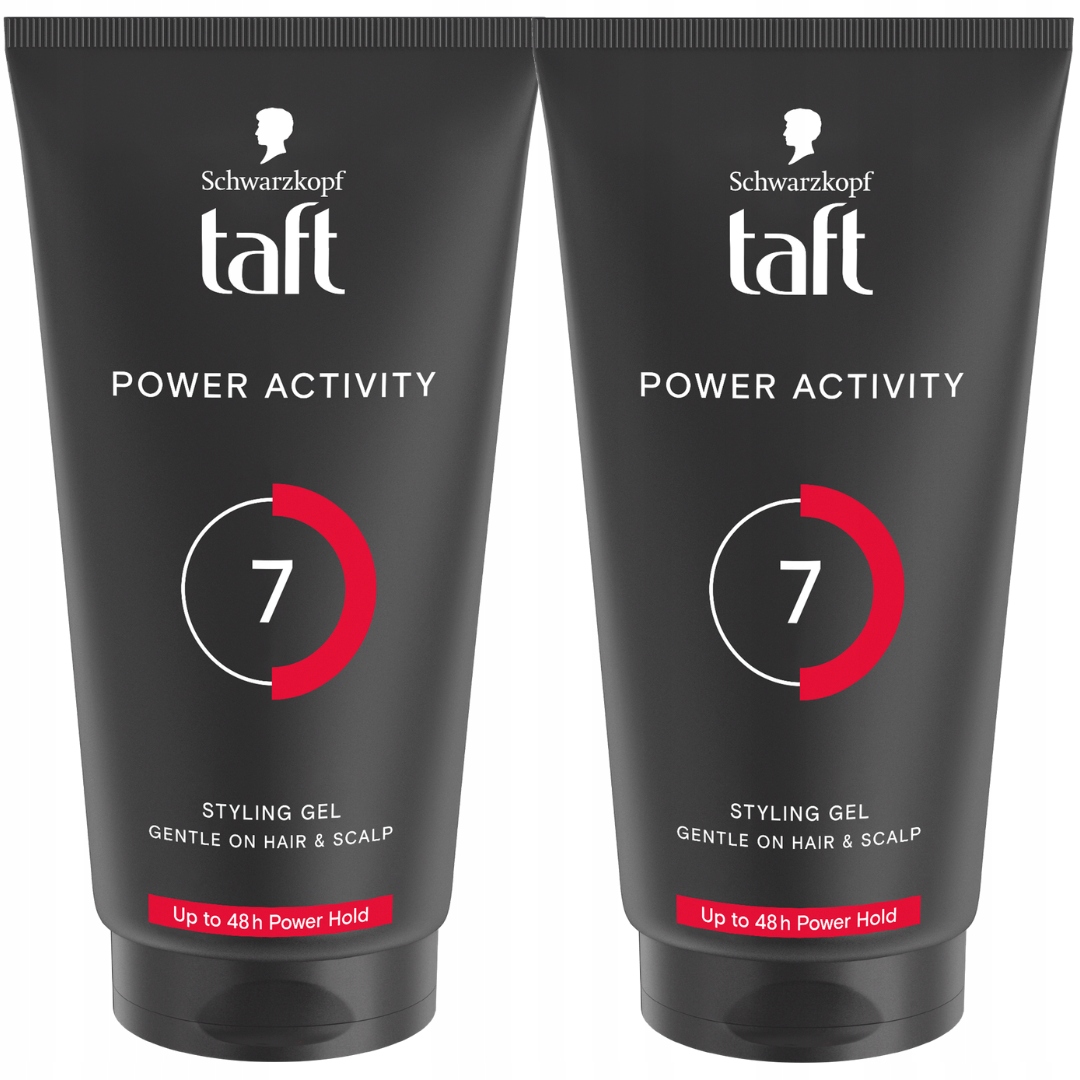 Taft Power Activity Żel do włosów 150ml x2
