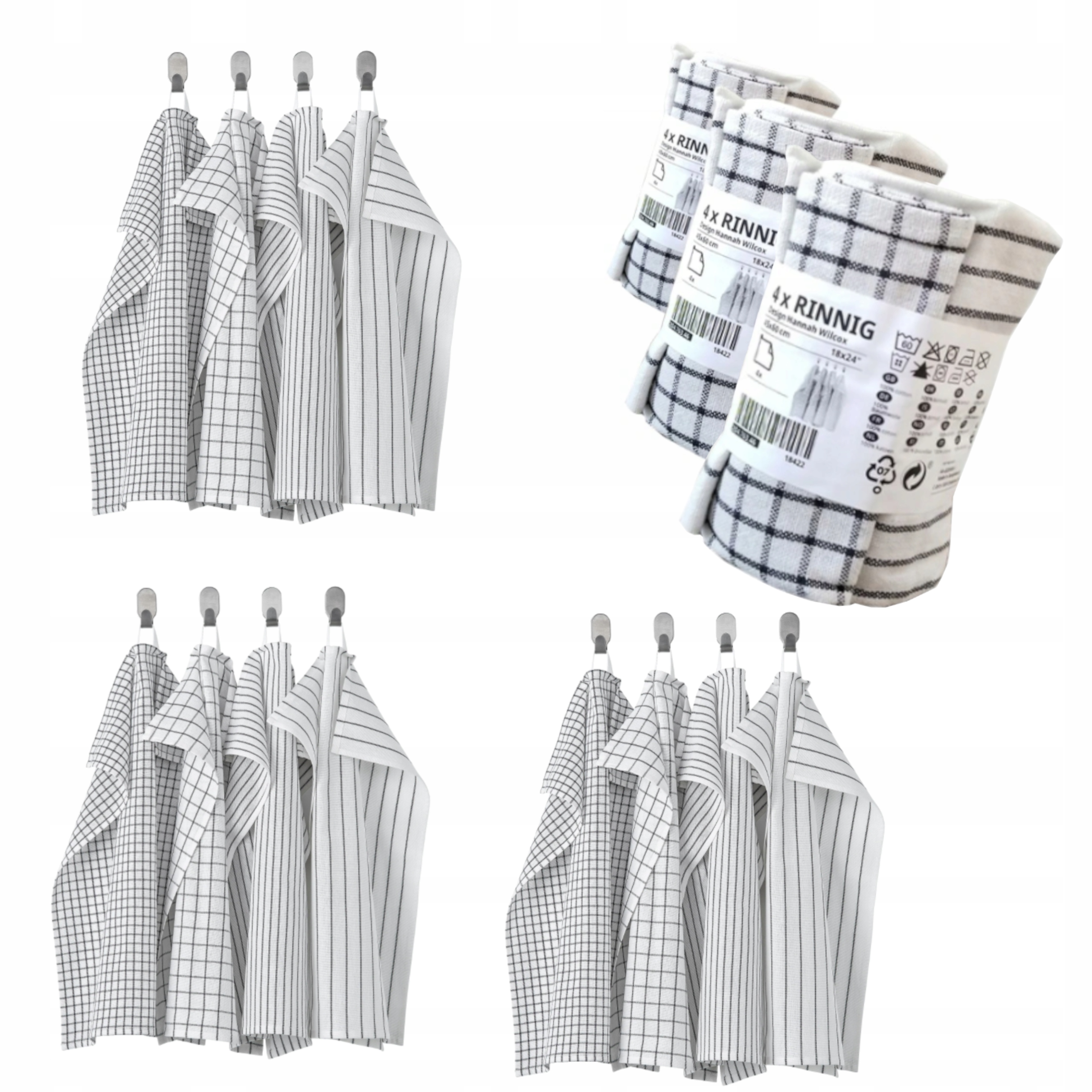 

Ścierki Ikea Rinnig Ściereczki Do Naczyń 12 szt
