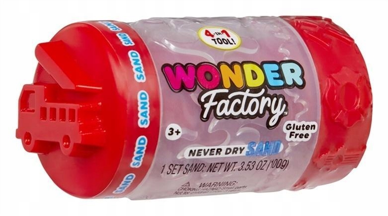 WONDER FACTORY NEVER DRY SAND SINGLES - RED, MGA