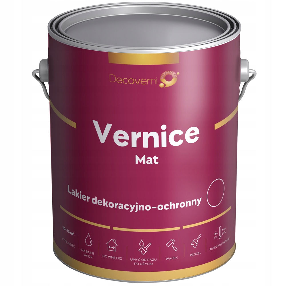 

Vernice Mat Lakier Dekoracyjny Mat Decoverni 2,5L