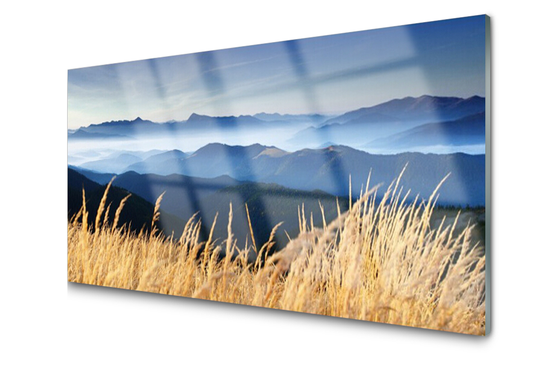 

Panel szklany dekor Dekor Płytka Pole 140x70