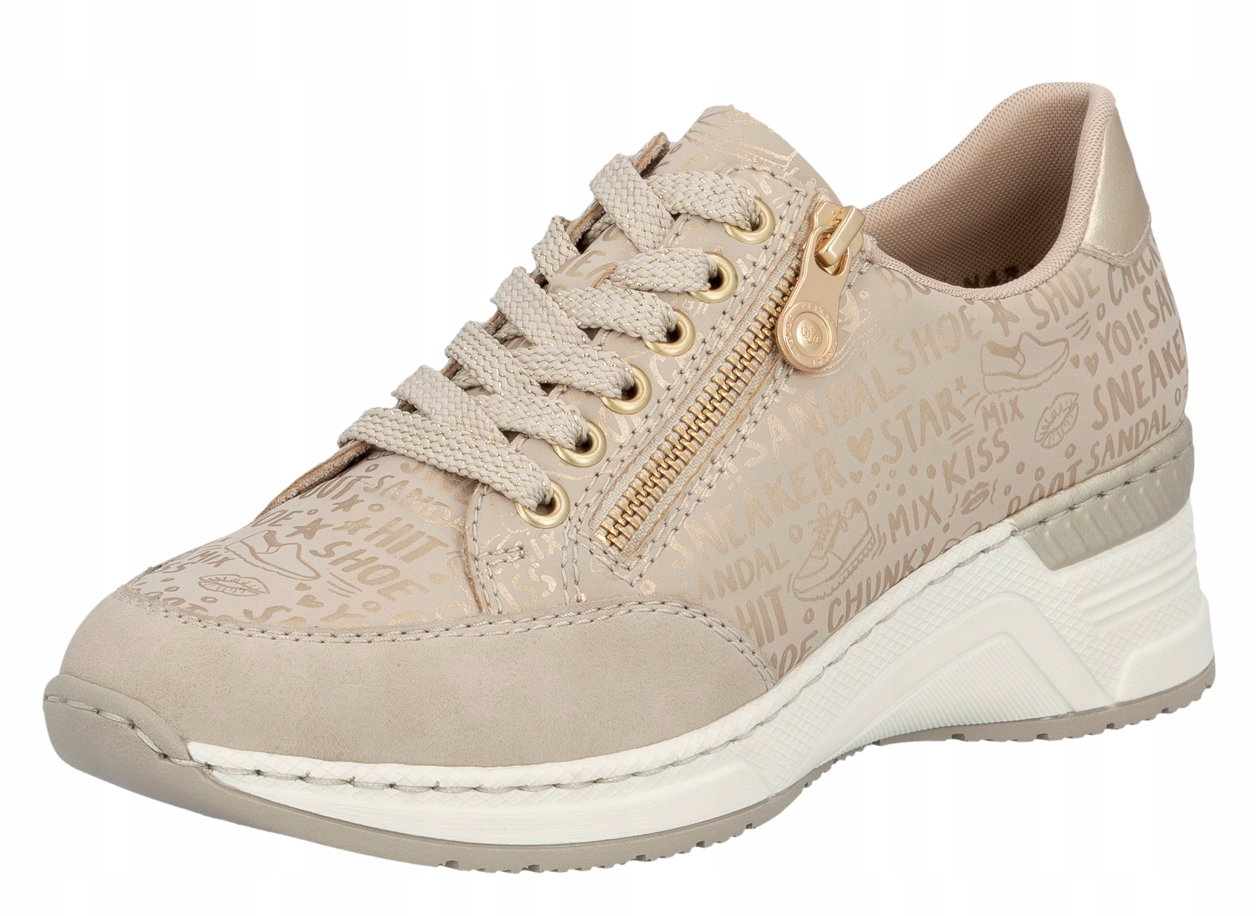 Rieker N4316-62 vel.40 béžové polobotky sportovní tenisky