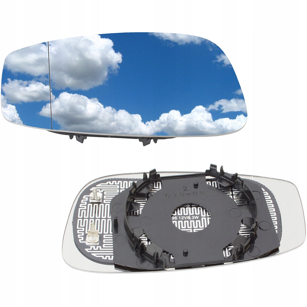 WKŁAD LUSTERKA OGRZEWANY LEWY Fiat Stilo 01-07