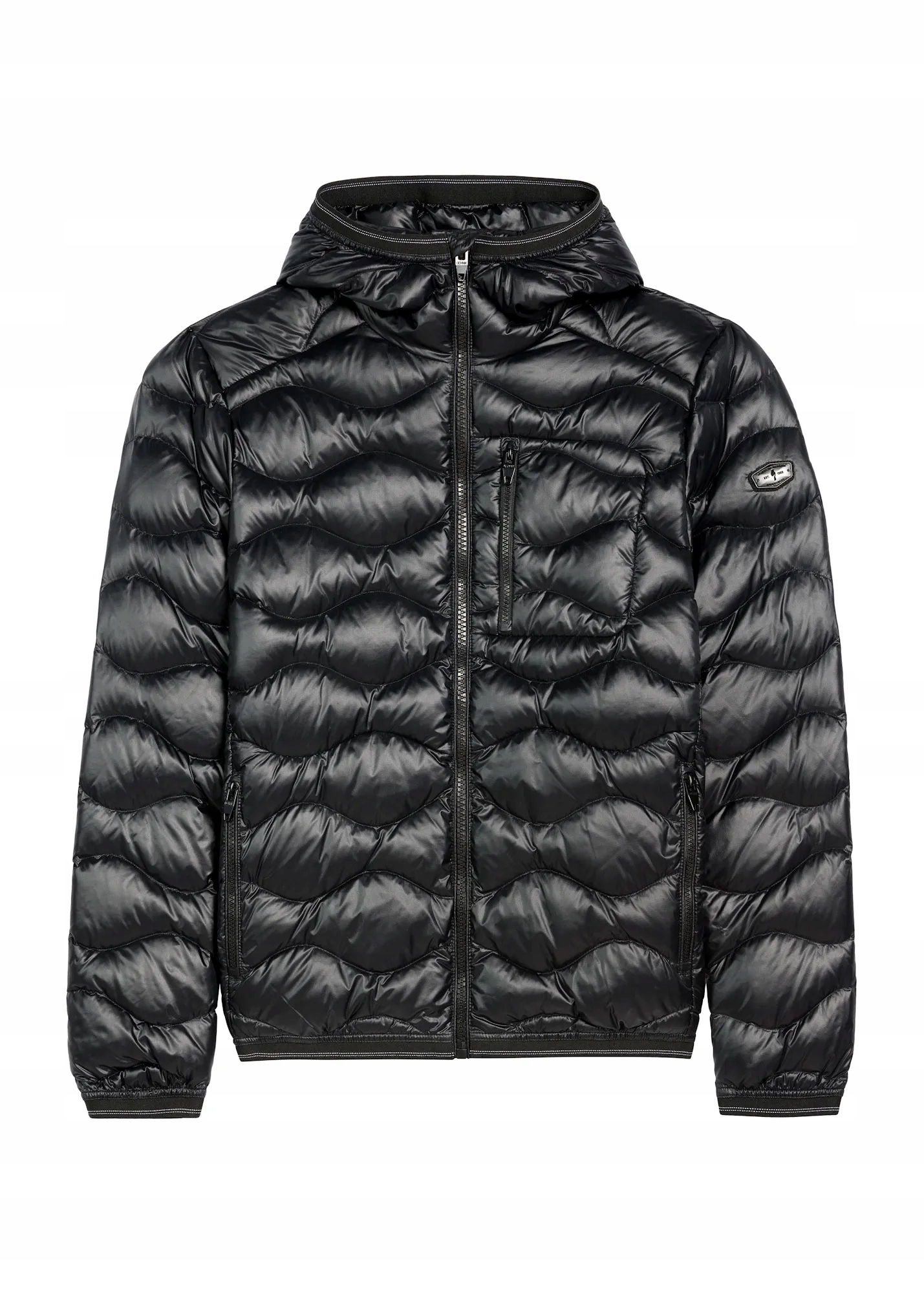 Ochnik Černá prošívaná pánská bunda KURMT-0400-99(Z25) L