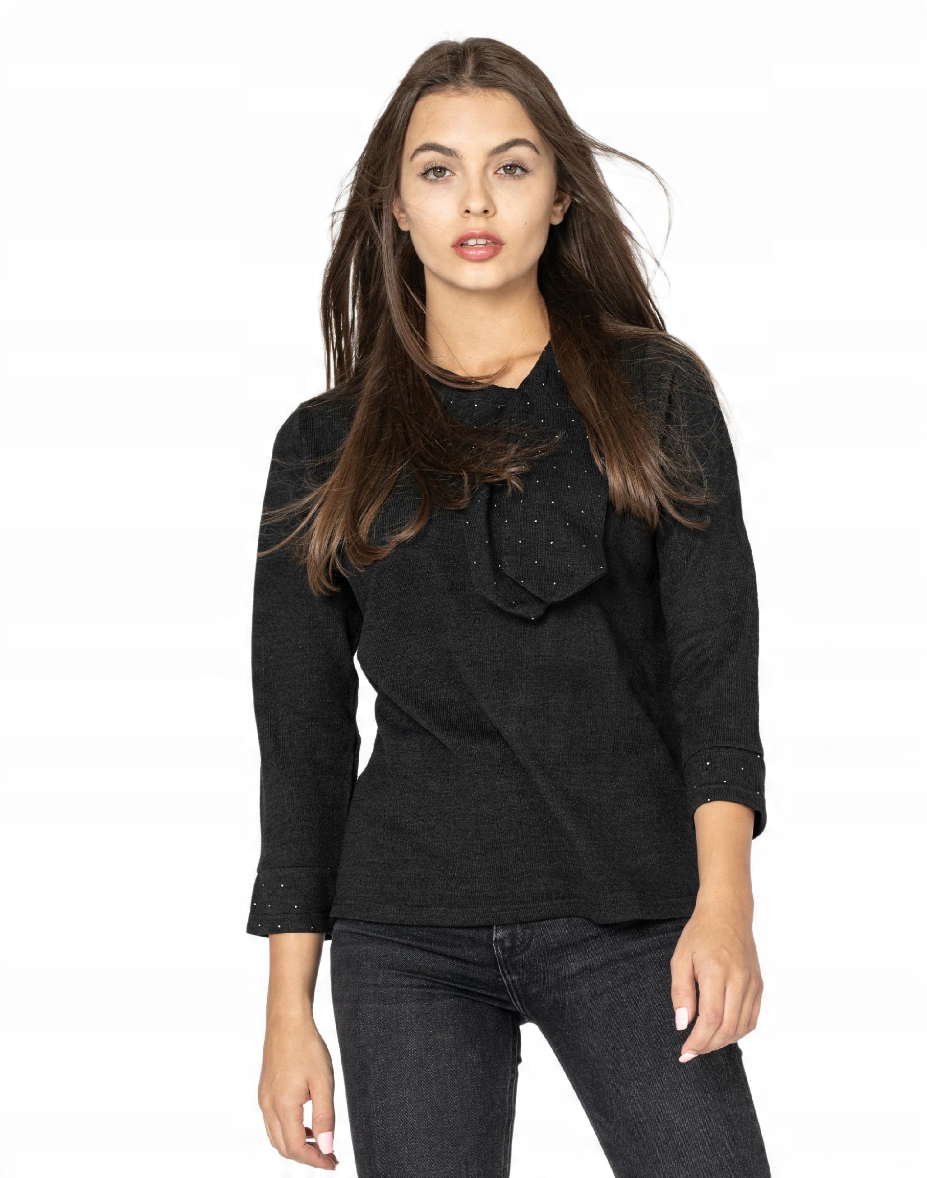 

Cienki Sweterek Damski Bluzka Sweter 28230 04 r L
