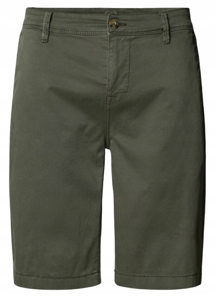 Lerros Klasické Kraťasy V Khaki Barvě 34 Kwe