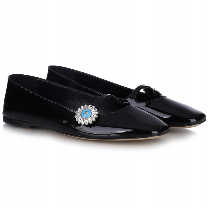 Dámské baleríny Bombonella černé 3T 6084-20 Black Patent Leather Vel. 36