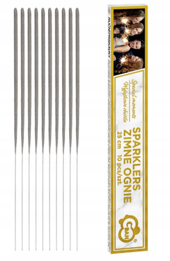 

Zimne Ognie 10 sztuk 25 cm Urodziny