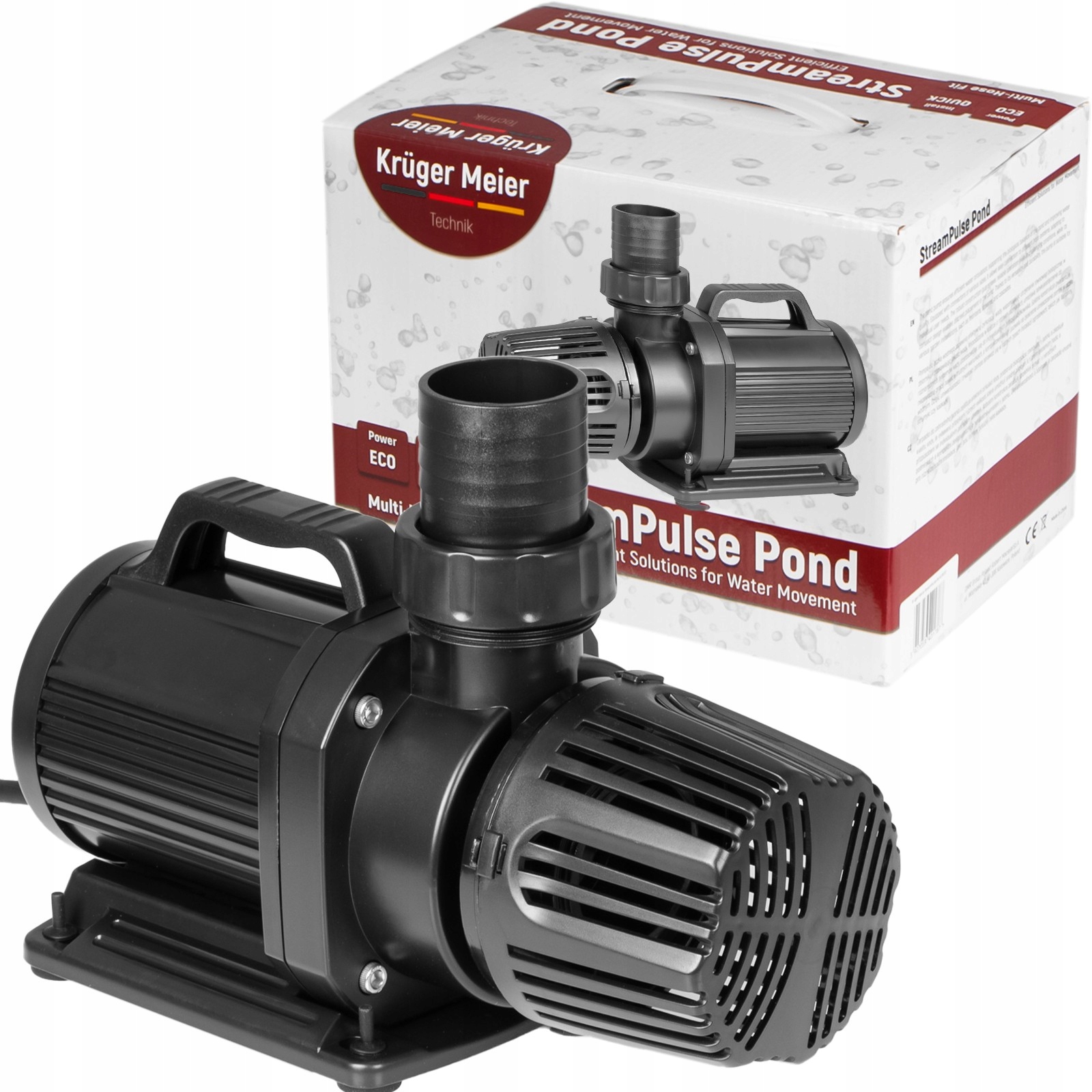 Čerpadlo Do Jazierka 20000 Lh, Energeticky Úsporné, 125 W, Keramická Os, Morský Filter, Voda