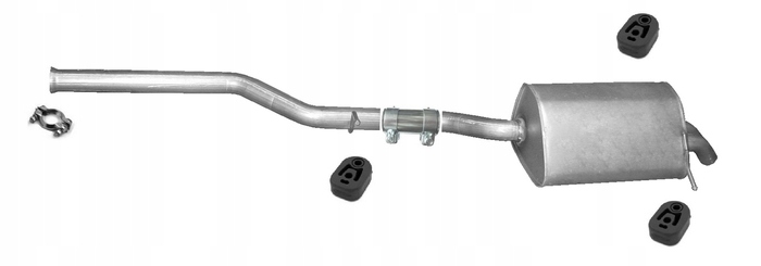 Tłumik Mercedes W203 T203 CLK C209 2.7 C 270 CDI Producent części Inny