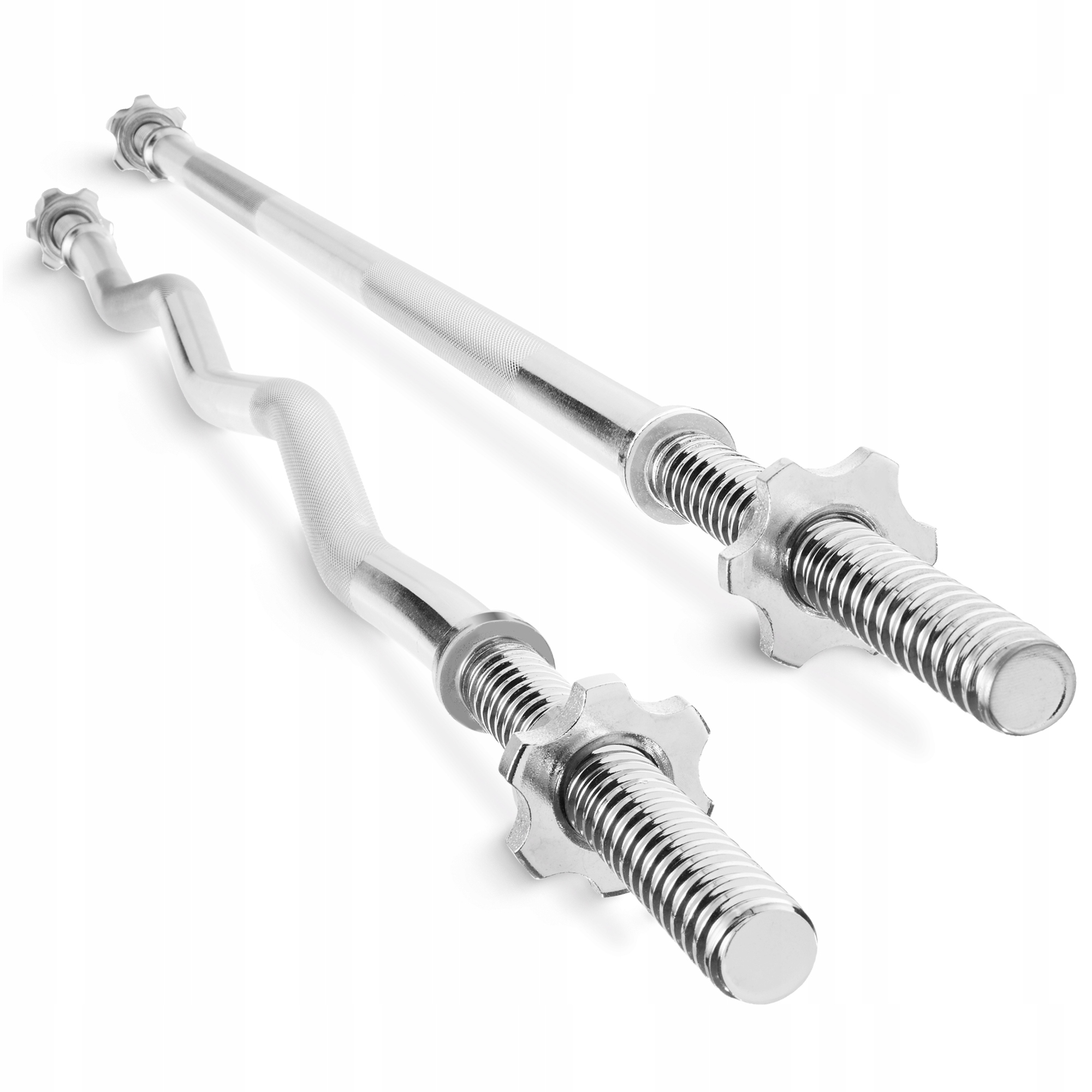 Rovná Osa Zlomená ocelová s závitovými svorkami Sada pro zatížení 2 ks