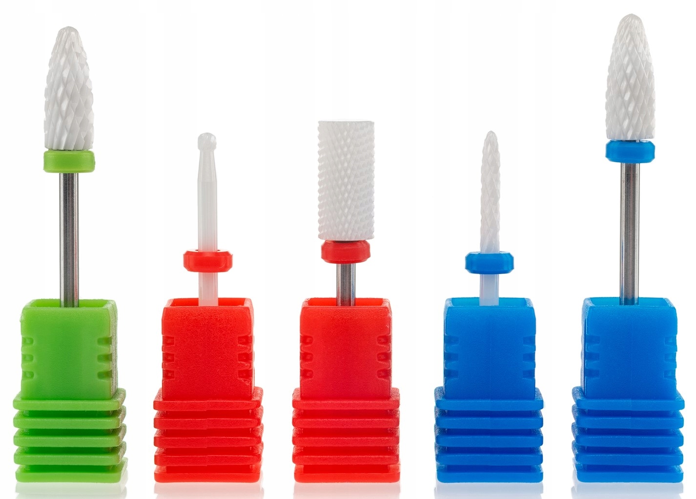 

5x Zestaw Frezów Ceramicznych Do Hybrydy Żelu Frez