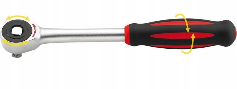 Pevná račňa s otočnou rukoväťou 1/4" Format