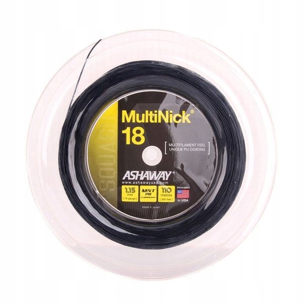 Napětí Pro Squash Ashaway Multinick 18 1,15 110 m