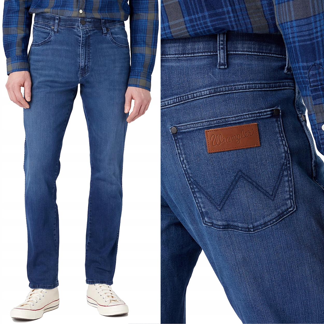 Wrangler River Regular Free To Stretch Apollo džínové kalhoty W36 L34