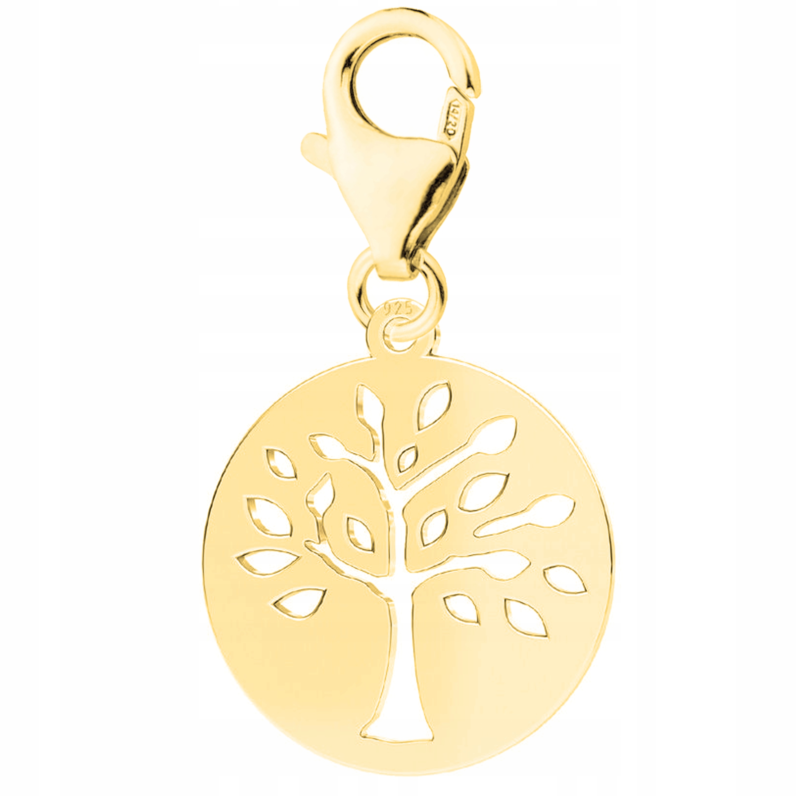 Zlatý přívěsek visací Strom Života stříbro 925