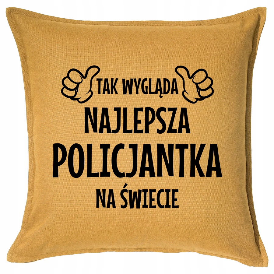

Najlepsza Policjantka poduszka 50x50