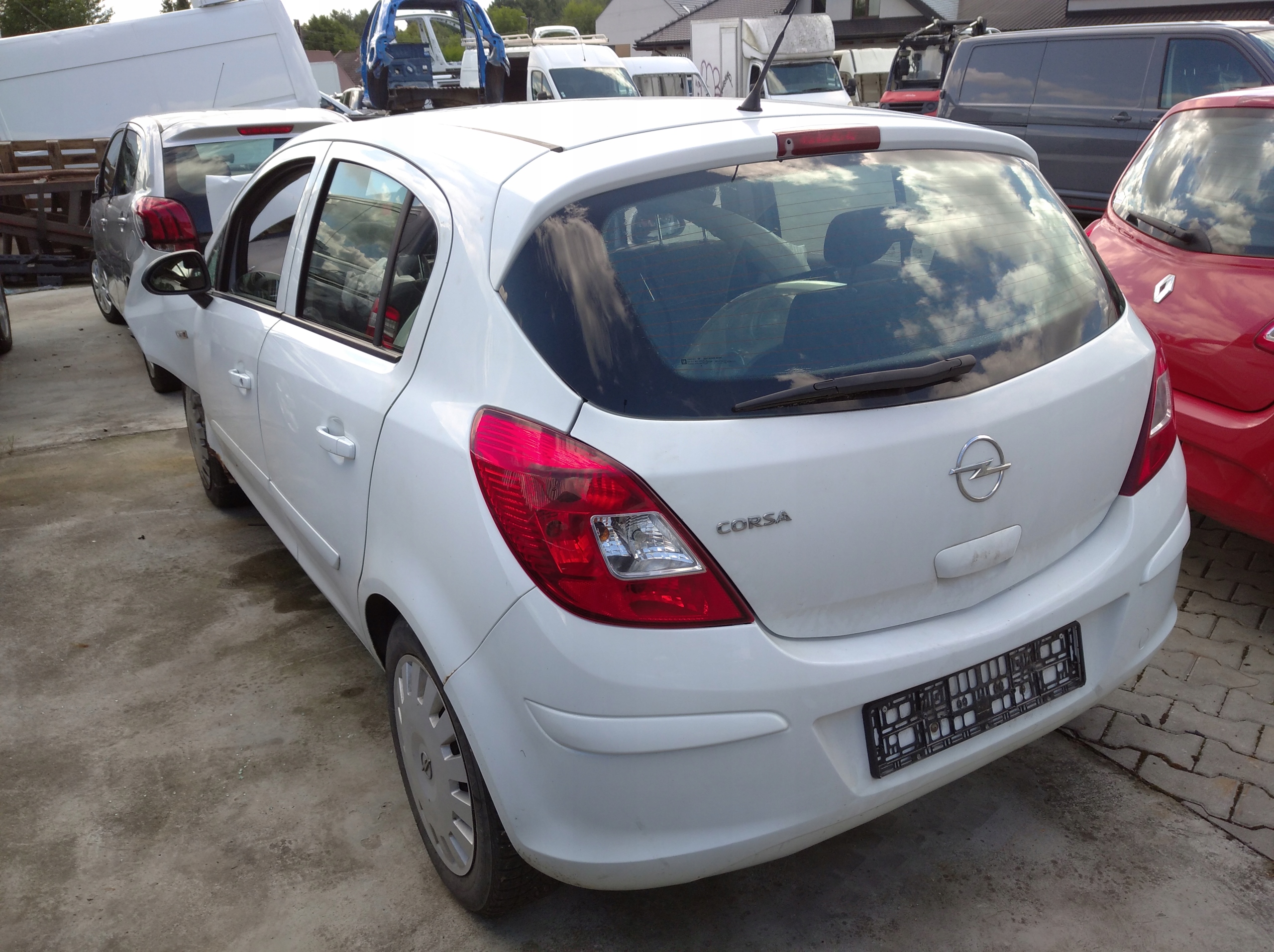 OPEL CORSA D mirror left electrics Y474 3PIN