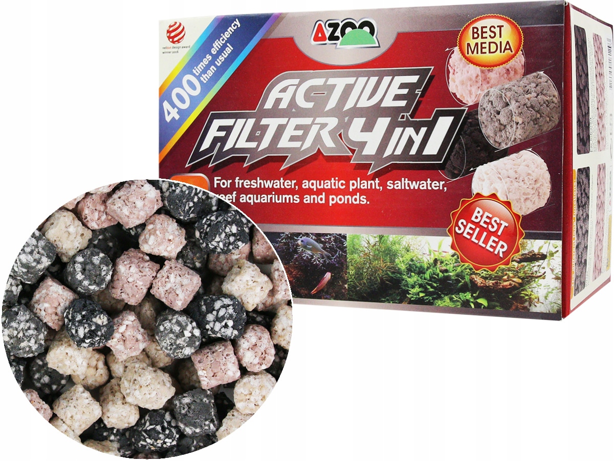 

Azoo Active Filter 4in1 1L Wkład biologiczny
