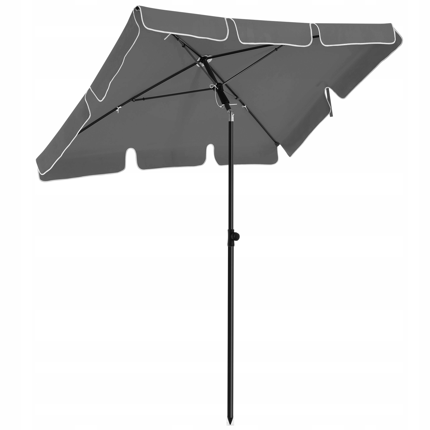 Пляжный зонт Ø125cm с сумкой серый модель GPU25GY