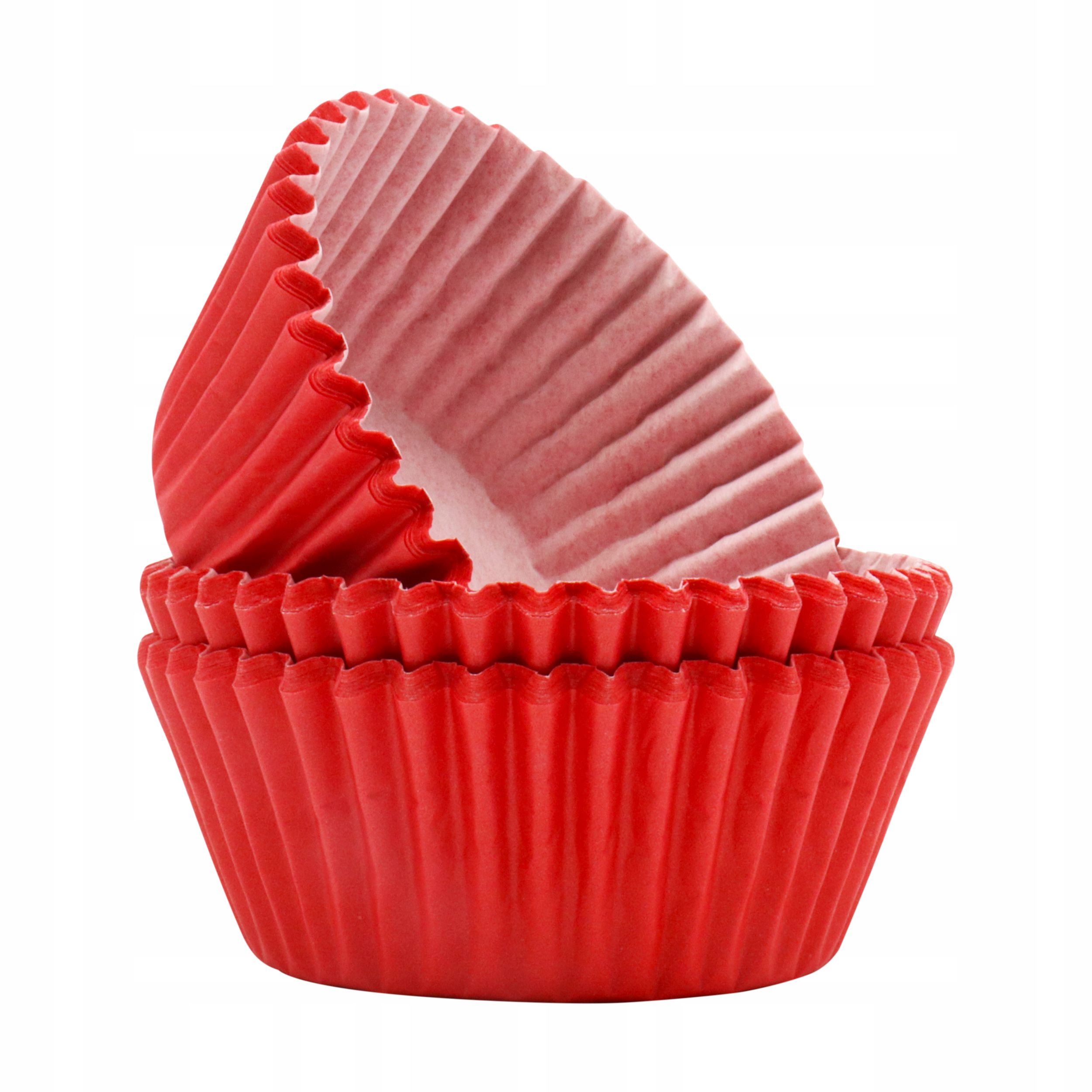 

Papilotki do muffinek czerwone, 60 szt.