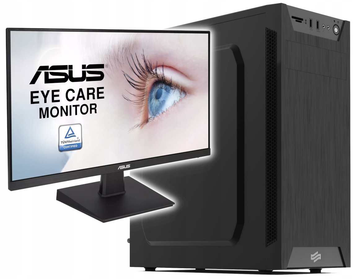 Zestaw Mastero Ryzen 5 5600G 16GB 500GB+2TB 24cale