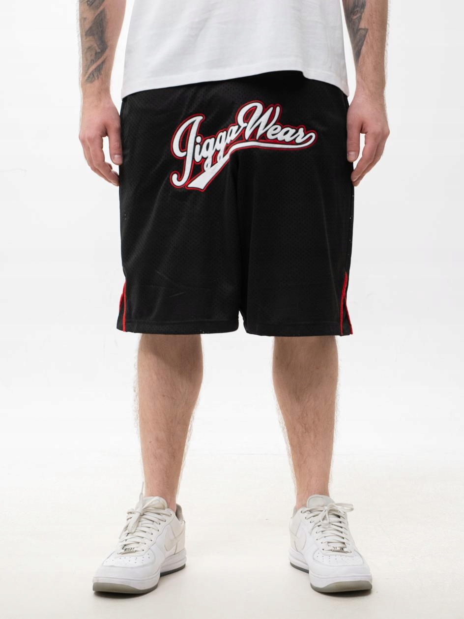 Krátké Kraťasy Sportovní Šortky Černé Jigga Basketball Basketbal S