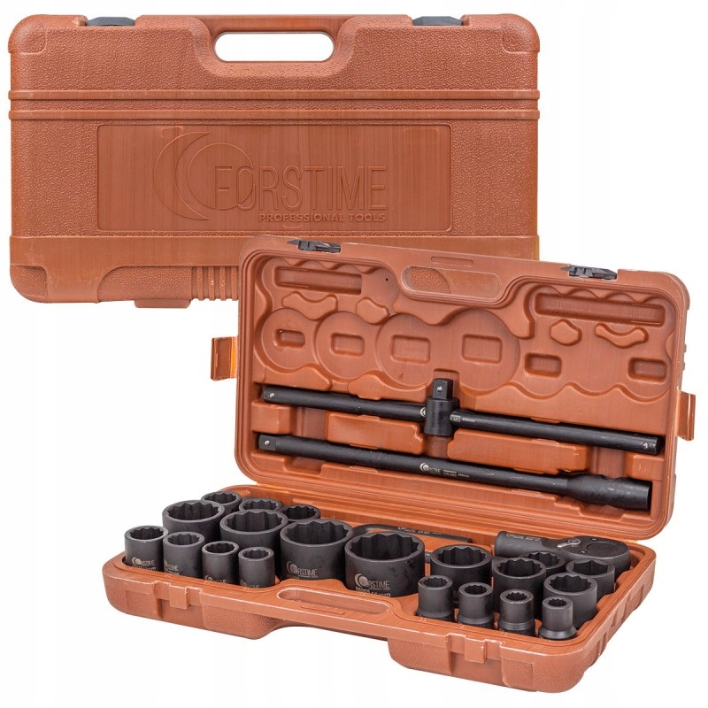 Zestaw nasadek udarowych 3/4" 12-kątne 17-65mm 26el walizka Kod producenta 57690