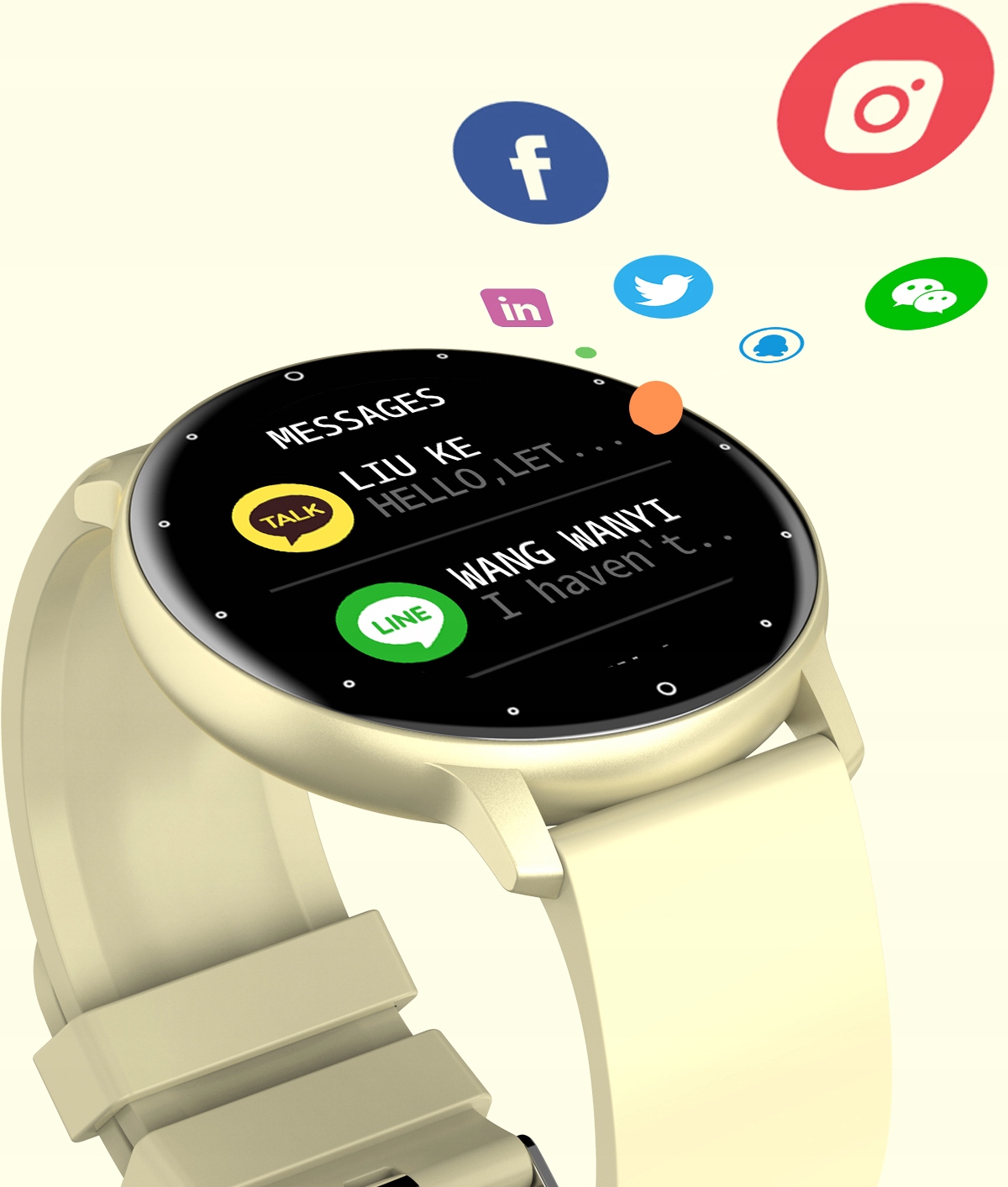 Zegarek SMARTWATCH SMS KROKI PULS POLSKIE MENU Rodzaj smartwatch