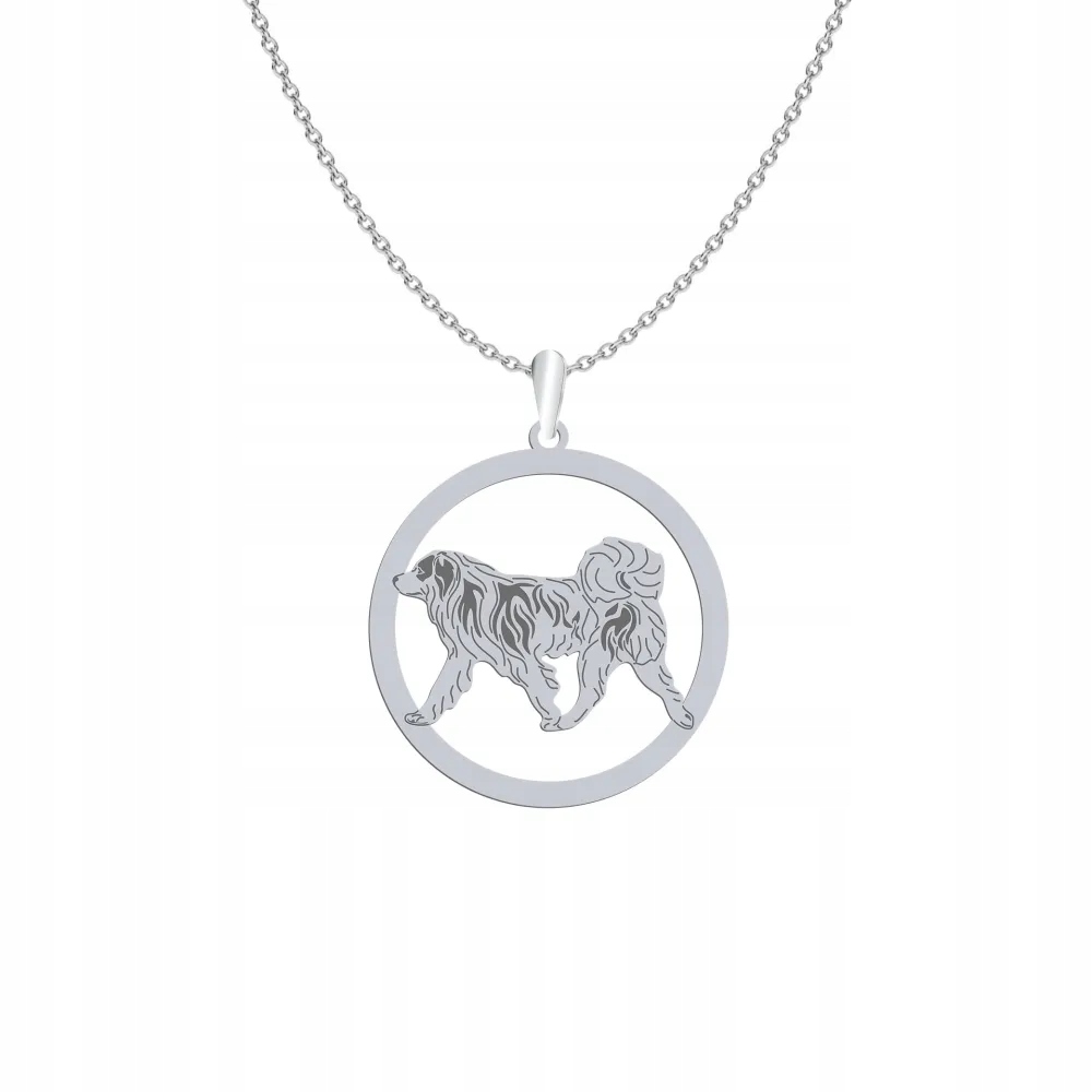 Stříbrný náhrdelník Bosniacko-chorvatský salašnický pes 925 Dárek Gravírování