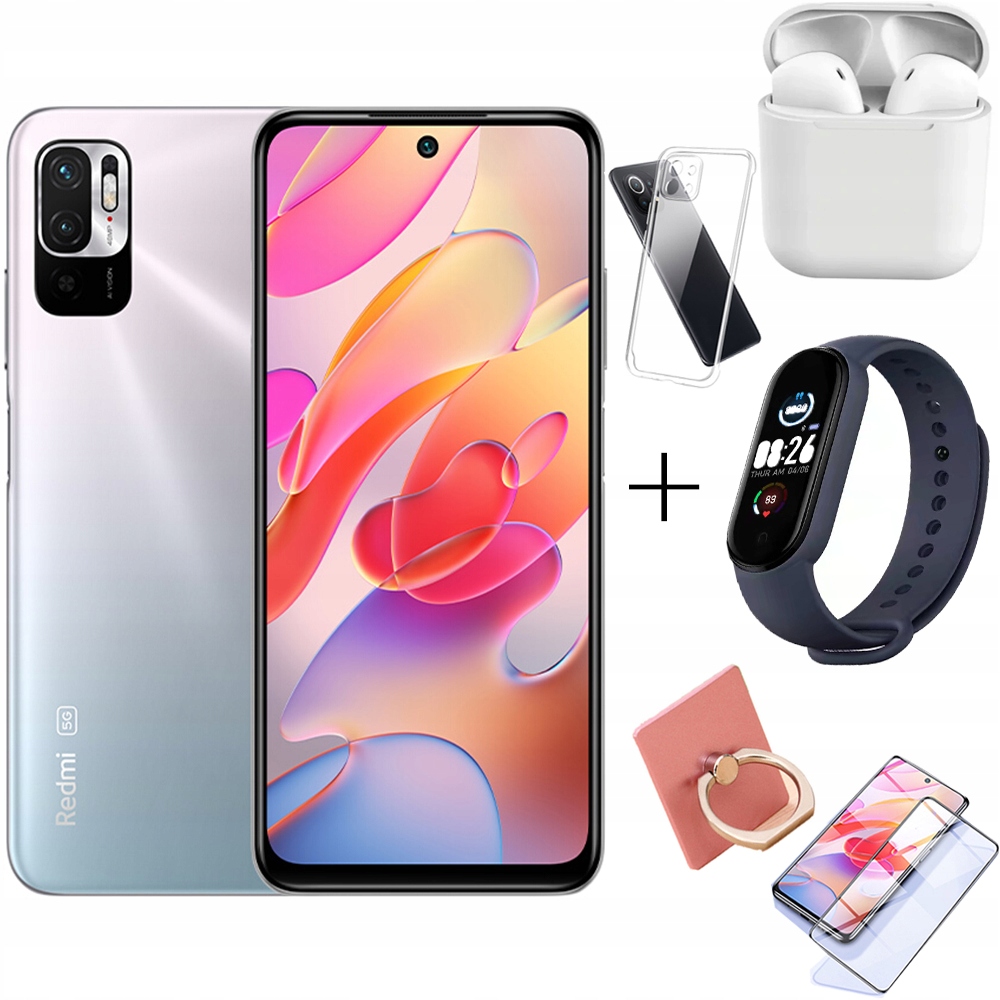 

Xiaomi Redmi Note 10 5G 8/128 Gb Srebrny smartfon
