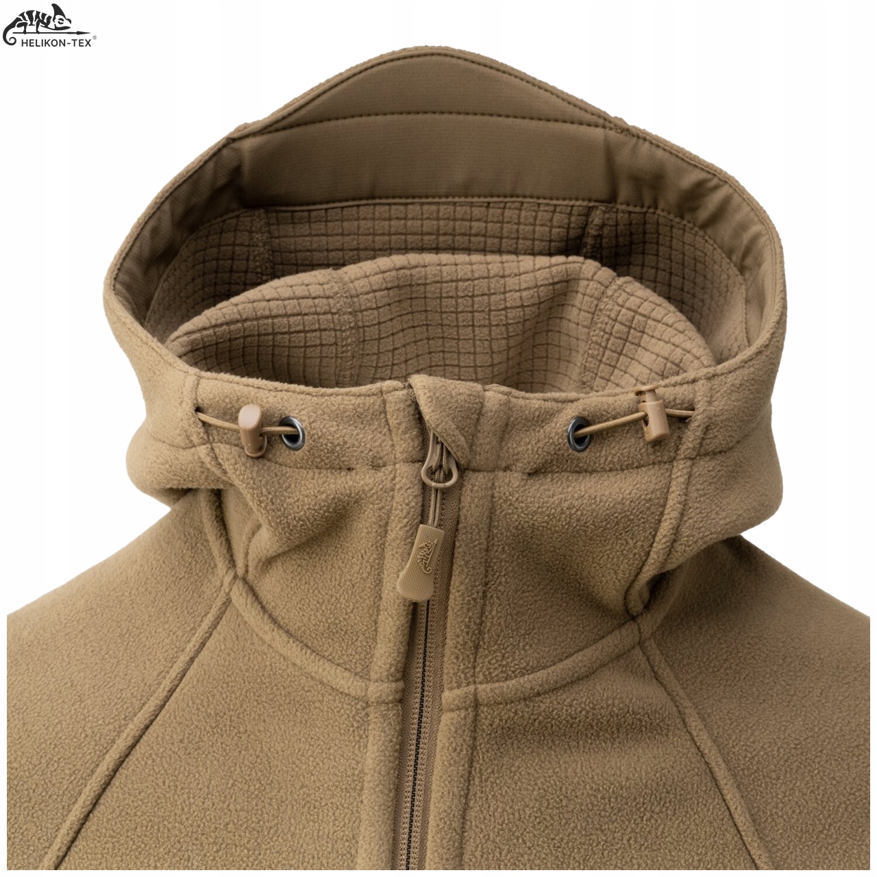 Bluza Męska Polarowa Helikon Patriot MK2 Hybrid z kapturem Black XXL Rozmiar XXL