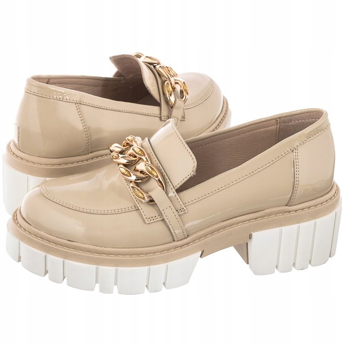 

Buty Damskie Mokasyny CheBello 2789-286 Beżowe