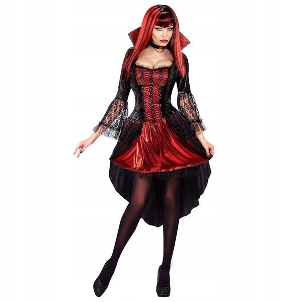 Kostým Upírka Šaty Halloween S